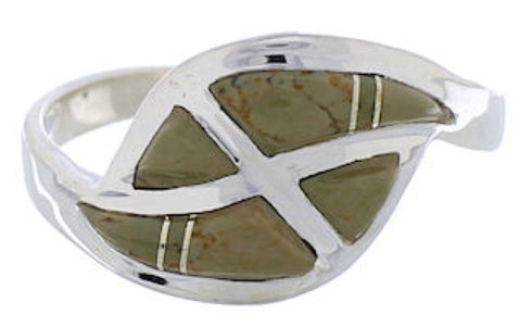 Turquoise Sterling Silver Southwestern Jewelry Ring Size 8-1/4 WX41077